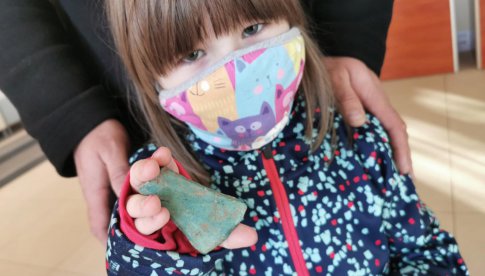 5-latka z Pyszczyna dokonała archeologicznego odkrycia