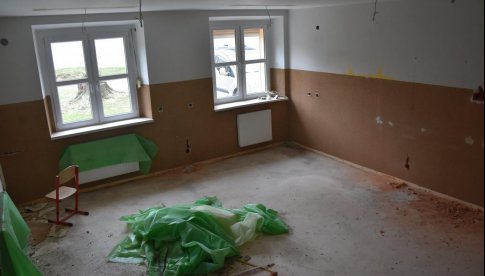 [FOTO] Przebudowa szkoły w Bystrzycy Górnej