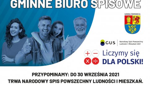 Ostatnie dni na udział w spisie. Sprawdź dyżury rachmistrzów spisowych na terenie gminy Świdnica. 