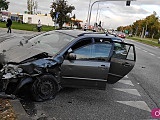 [FOTO] Zderzenie pojazdów na skrzyżowaniu Zamenhofa i Skłodowskiej w Świdnicy