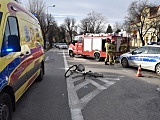 Potrącenie rowerzystki na Głowackiego w Świdnicy