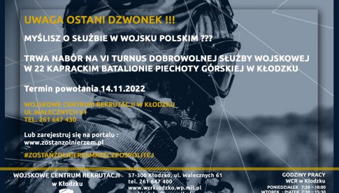 Myślisz o służbie w wojsku polskim? Trwa nabór do dobrowolnej służby wojskowej