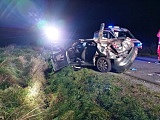 [FOTO] Poważny wypadek między Jaworzyną Śląską a Piotrowicami. Jedna osoba w szpitalu