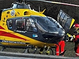 [FOTO] Poważny wypadek w Świebodzicach. Lądował LPR