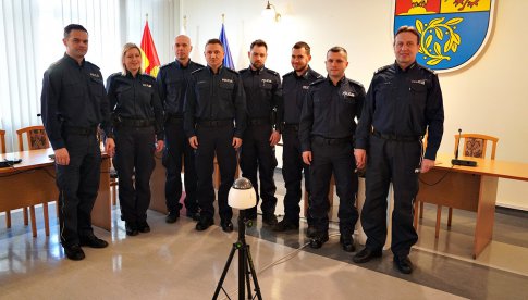 Funkcjonariusze ze Słotwiny podsumowali kolejny rok służby [Foto, Prezentacja]