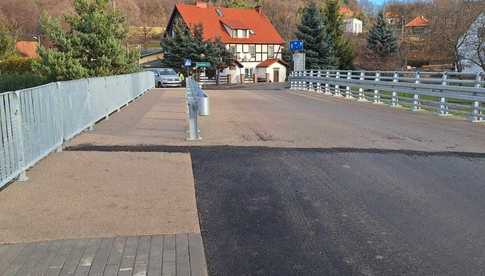 [FOTO, MAPKA] Most w Makowicach już przejezdny. Będzie można ominąć ruch wahadłowy na odcinku Grodziszcze-Boleścin