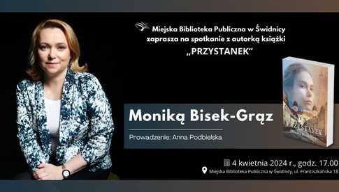 4.04, Świdnica: Spotkanie autorskie z Monika Bisek-Grąz