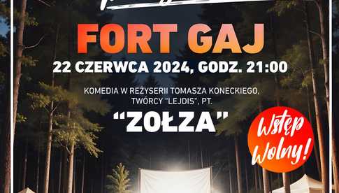 22.06, Strzegom: Kino pod Gwiazdami w Forcie Gaj