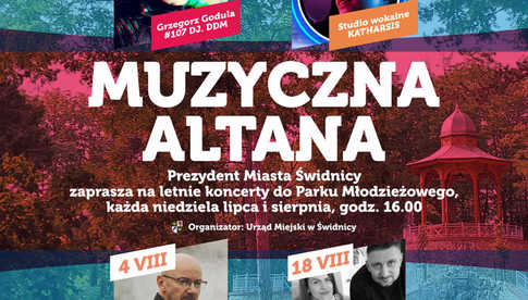 7.07, Świdnica: Koncerty z cyklu Muzyczna Altana w Parku Młodzieżowym - Katharsis
