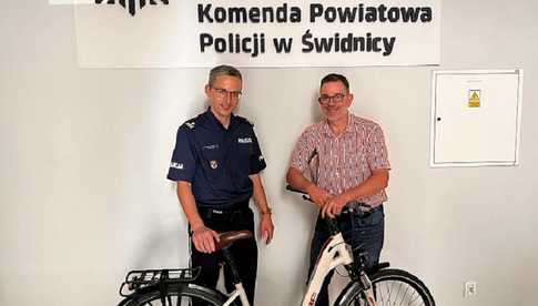Policjanci odzyskali rower skradziony na terenie Niemiec. Jednoślad wrócił do właściciela