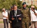 [WIDEO/FOTO] Pieśni, salwa honorowa, apel pamięci i przemówienia. Upamiętnili 104. rocznicę bitwy warszawskiej