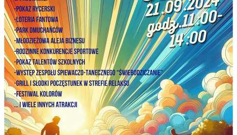 21.09, Świdnica: Piknik Rodzinny przy SP nr 1