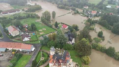 [VIDEO, FOTO] Pszenno walczy z żywiołem. Dramatyczna sytuacja w gminie Świdnica