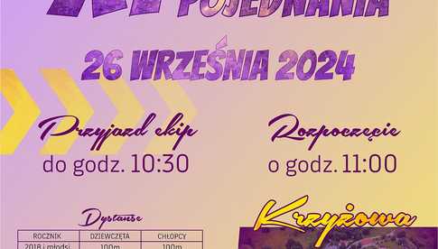 26.09, Krzyżowa: XI Międzypokoleniowe Przełajowe Biegi Pojednania