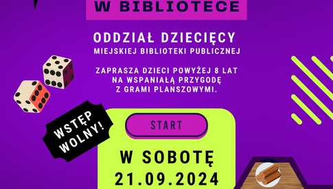 21.09, Świebodzice: Planszówki w bibliotece