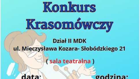 15.10, Świdnica: Konkurs Krasomówczy