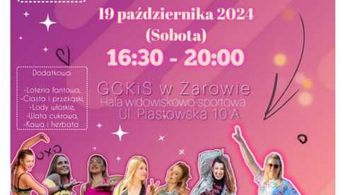 19.10, Żarów: Charytatywne Zumba Party dla Michałka