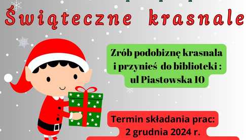 Żarowska biblioteka zaprasza do udziału w świątecznym konkursie plastycznym