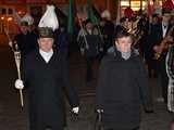 [WIDEO/FOTO] Pochód z orkiestrą, biesiada piwna, wspólne śpiewanie. Górnicy, kamieniarze i skalnicy celebrowali tegoroczną Barbórkę