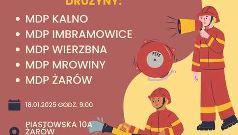 18.01, Żarów: II Gminne Halowe Zawody Młodzieżowych Drużyn Pożarniczych