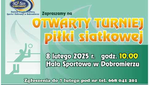 8.12, Dobromierz: Otwarty Turniej Piłki Siatkowej