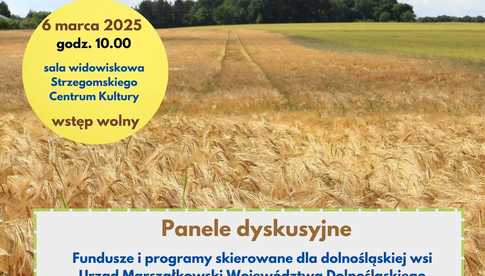 6.03, Strzegom: Konferencja Rolnictwo i życie na wsi. Szanse i wyzwania 2025