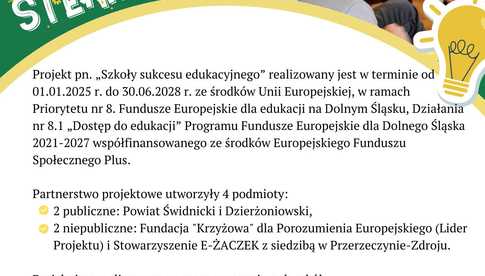 Trwa realizacja projektu Szkoły sukcesu edukacyjnego