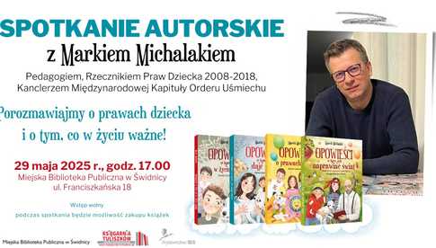 29.05, Świdnica: Spotkanie autorskie z Markiem Michalakiem