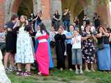 [FOTO] Piknik z historią w tle. Na wzgórzu Wieżyca upamiętniono 280. rocznicę bitwy pod Dobromierzem