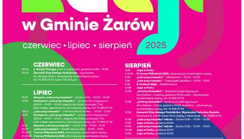 GCKiS Żarów zaprezentowało program wydarzeń w tegoroczne wakacje