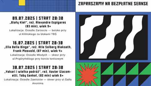 9.07 i inne terminy, Świdnica: Cyklu seansów Lato na Podwórku