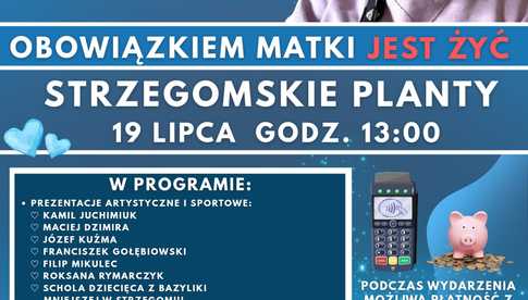 19.07, Strzegom: Koncert charytatywny dla Ani Dudek