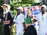 [WIDEO/FOTO] Występy zagranicznych zespołów podczas Śniadania na Trawie w Forcie Gaj. Ruszył 33. Międzynarodowy Festiwal Folkloru