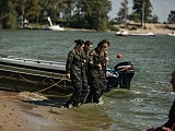 Dolnośląscy terytorialsi razem z innymi służbami ćwiczyli ratowanie tonących