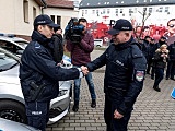 Przekazanie nowych samochodów dla Komendy Miejskiej Policji we Wrocławiu 