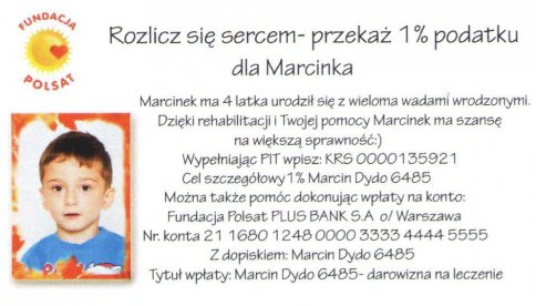 1% dla Marcinka