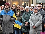 Zobacz, jak Wrocław obchodził rocznicę wybuchu wojny w Ukrainie [Foto, Wideo]