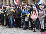 Zobacz, jak Wrocław obchodził rocznicę wybuchu wojny w Ukrainie [Foto, Wideo]