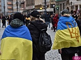 Zobacz, jak Wrocław obchodził rocznicę wybuchu wojny w Ukrainie [Foto, Wideo]