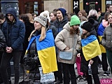 Zobacz, jak Wrocław obchodził rocznicę wybuchu wojny w Ukrainie [Foto, Wideo]