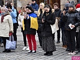 Zobacz, jak Wrocław obchodził rocznicę wybuchu wojny w Ukrainie [Foto, Wideo]