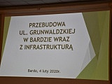 Przebudowa ul. Grunwaldzkiej w Bardzie - spotkanie z mieszkańcami