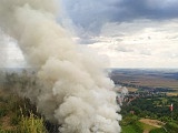 Pożar strzelnicy na Twierdzy Srebrna Góra 