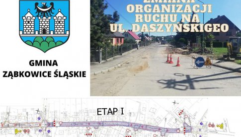 Od 18 sierpnia tymczasowa zmiana organizacji ruchu na ul. Daszyńskiego! 
