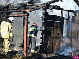 W Ożarach spłonął domek letniskowy