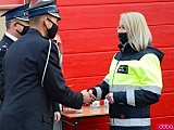 Oficjalne przekazanie nowe samochodu OSP Topola