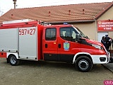 Oficjalne przekazanie nowe samochodu OSP Topola