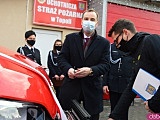 Oficjalne przekazanie nowe samochodu OSP Topola