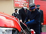 Oficjalne przekazanie nowe samochodu OSP Topola
