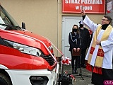Oficjalne przekazanie nowe samochodu OSP Topola